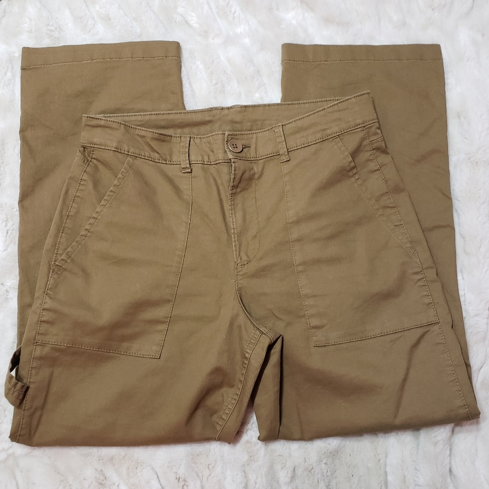 Wide leg high waisted pants